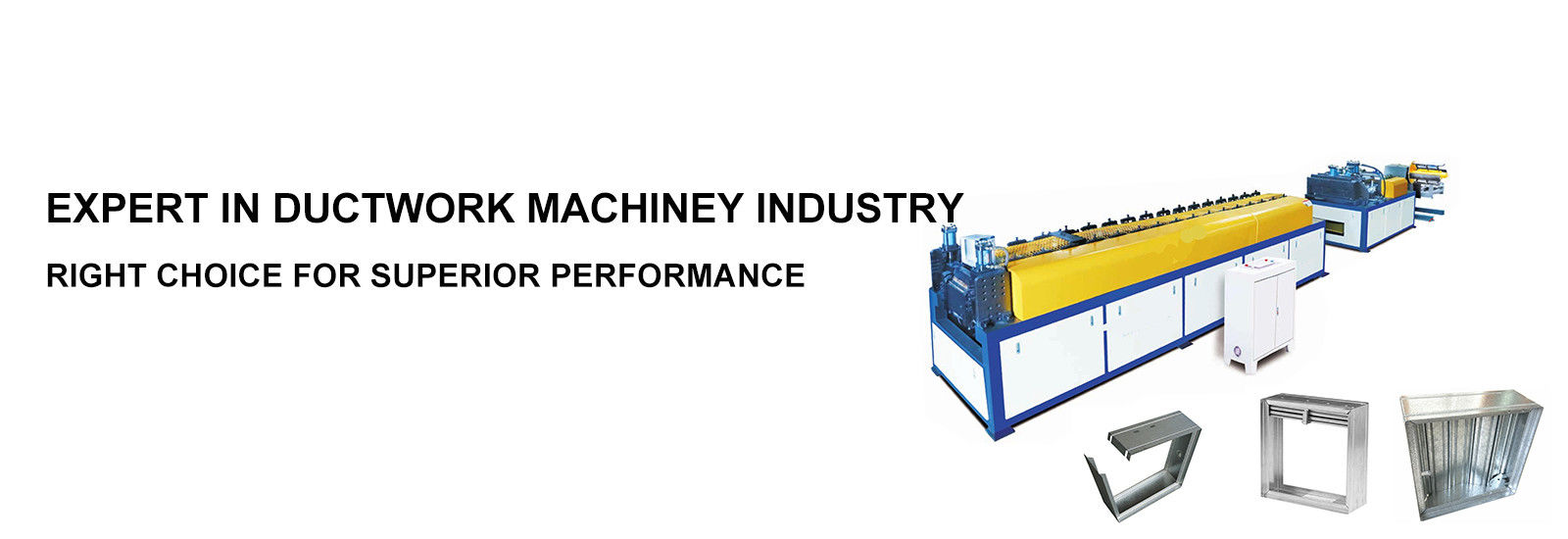 Machines à brides pour conduits rectangulaires