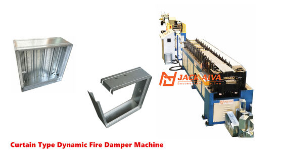 Machine de registre coupe-feu pour rideaux | Production de clapets coupe-feu de type rideau