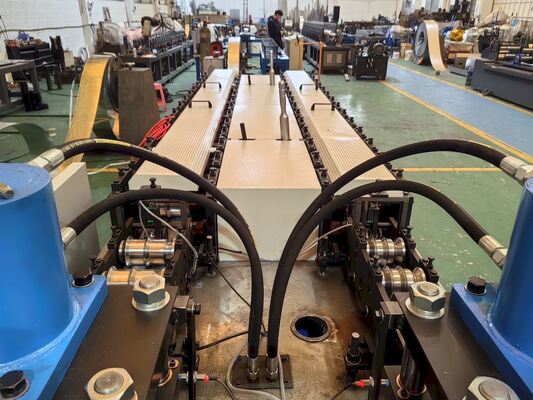 Machine de formage à froid de volets coupe-feu | Ligne de production de volets Triple V et profilés aérodynamiques