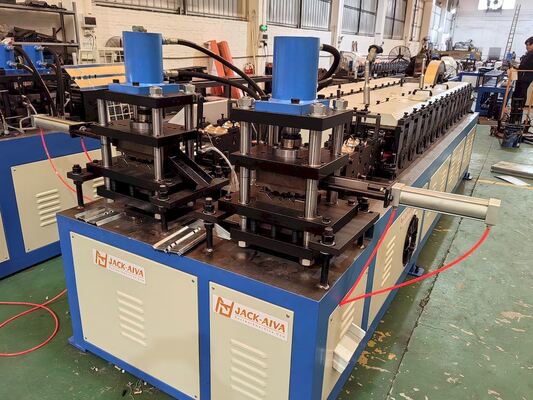 Machine de formage à froid de volets coupe-feu | Ligne de production de volets Triple V et profilés aérodynamiques