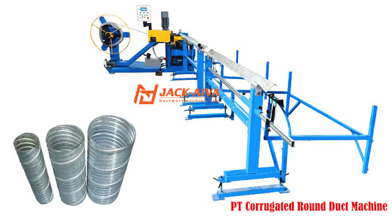 Machine de conduit de post-tension ondulée en spirale | Formeur de tube PT pour béton précontraint